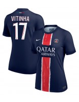 Ženske Nogometnih dresov Paris Saint-Germain Vitinha #17 Domači 2024-25 Kratki rokavi